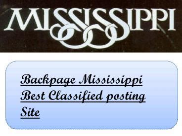 <strong>Backpage</strong> -. . Backpage ms